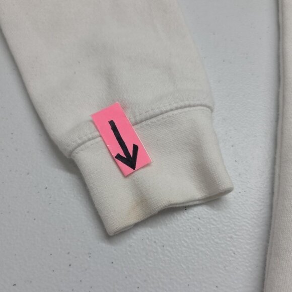 Brisco Brands California Bear Hoodie Mens Size Small White Sweatshirt **READ** - Picture 13 of 16